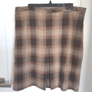 Steilmann plaid skirt size 12